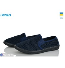 Сліпони чоловічі на літо (8 пар р.40-45) синій  "LEOBAZA"