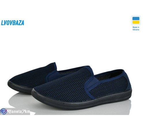 Сліпони чоловічі на літо (8 пар р.40-45) синій  "LEOBAZA"