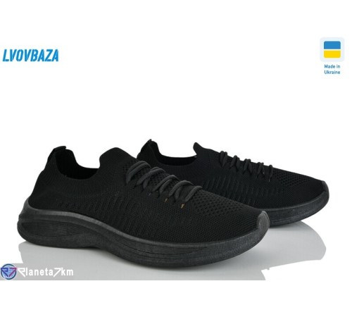 Кросівки чоловічі на літо (6 пар р.41-45) чорний  "LEOBAZA"