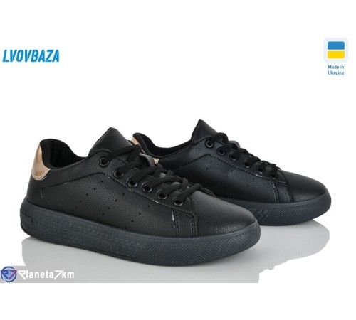 Кросівки жіночі на весну/осінь (6 пар р.36-41) чорний  "LEOBAZA"