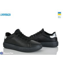 Кросівки жіночі на весну/осінь (6 пар р.36-41) чорний  "LEOBAZA"