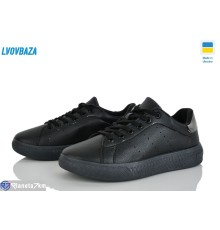 Кросівки жіночі на весну/осінь (6 пар р.36-41) чорний  "LEOBAZA"