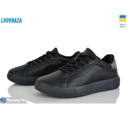 Кросівки жіночі на весну/осінь (6 пар р.36-41) чорний  "LEOBAZA"