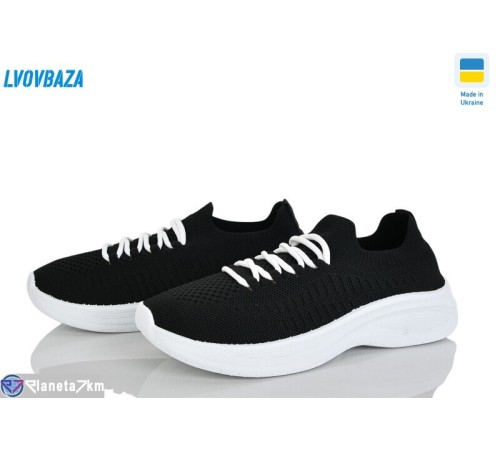 Кросівки жіночі на літо (6 пар р.37-41) чорний  "LEOBAZA"