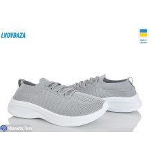 Кросівки жіночі на літо (6 пар р.37-41) сірий  "LEOBAZA"
