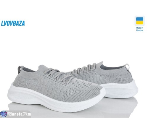 Кросівки жіночі на літо (6 пар р.37-41) сірий  "LEOBAZA"