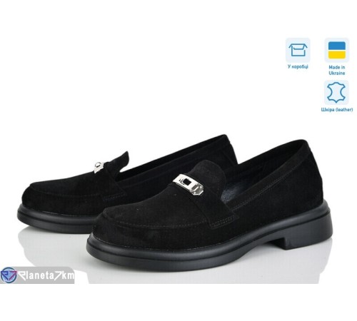 Туфлі жіночі на весну/осінь (6 пар р.37-40) чорний  "Linda"