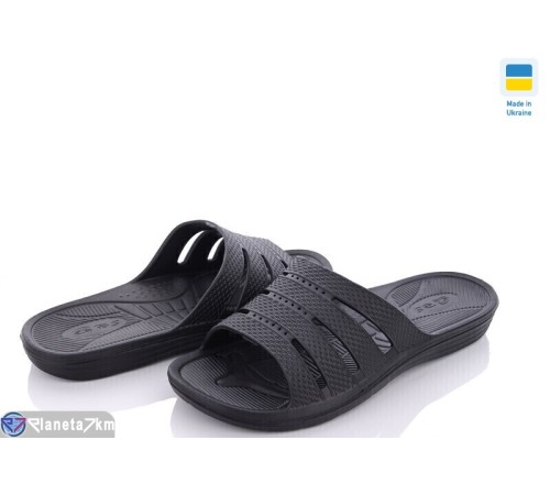 Шлепки чоловічі на літо (6 пар р.41-45) чорний  "Favora"