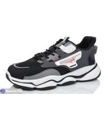 Кросівки чоловічі на весну/осінь (8 пар р.40-45) чорний  "Normashoes"