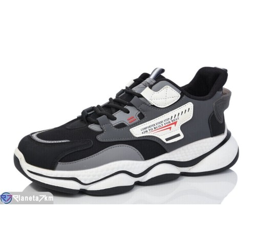 Кросівки чоловічі на весну/осінь (8 пар р.40-45) чорний  "Normashoes"