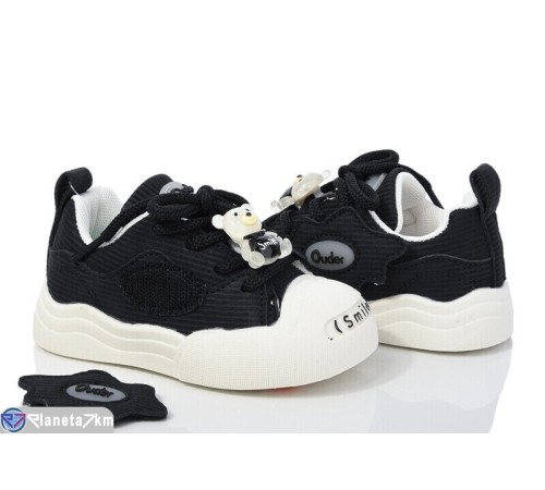 Дитячі кросівки на весну/осінь (8 пар р.22-27) чорний  "Normashoes"