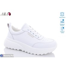 Кросівки жіночі на весну/осінь (8 пар р.36-41) білий  "Aba"