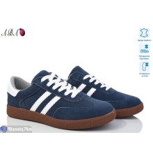 Кросівки жіночі на весну/осінь (8 пар р.36-41) синій  "Aba"