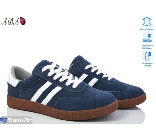 Кросівки жіночі на весну/осінь (8 пар р.36-41) синій  "Aba"