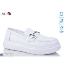 Туфлі жіночі на весну/осінь (8 пар р.36-41) білий  "Aba"