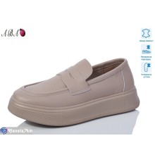 Туфлі жіночі на весну/осінь (8 пар р.36-41) коричневий  "Aba"