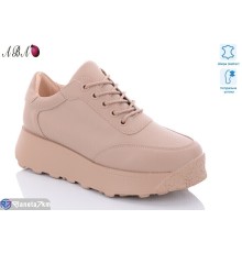 Кросівки жіночі на весну/осінь (8 пар р.36-40) бежевий  "Aba"