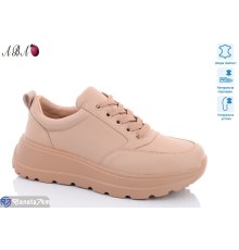 Кросівки жіночі на весну/осінь (8 пар р.36-41) бежевий  "Aba"