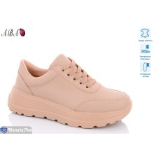 Кросівки жіночі на весну/осінь (8 пар р.36-41) коричневий  "Aba"