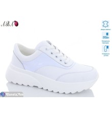 Кросівки жіночі на весну/осінь (8 пар р.36-40) білий  "Aba"