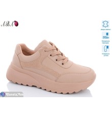 Кросівки жіночі на весну/осінь (8 пар р.36-40) бежевий  "Aba"