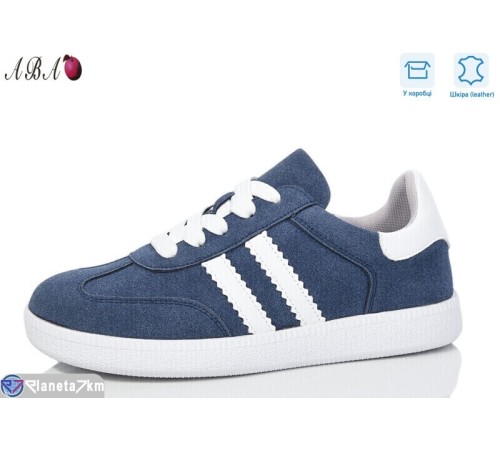 Кросівки жіночі на весну/осінь (8 пар р.36-41) синій  "Aba"