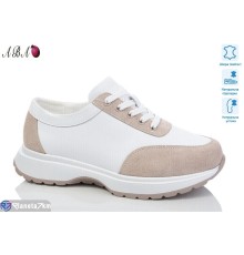 Кросівки жіночі на весну/осінь (8 пар р.36-41) бежевий  "Aba"