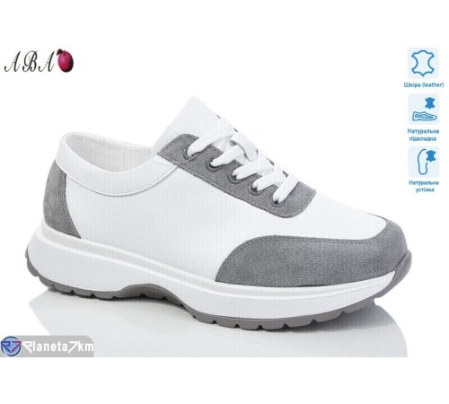 Кросівки жіночі на весну/осінь (8 пар р.36-41) сірий  "Aba"