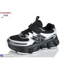 Дитячі кросівки на весну/осінь (8 пар р.27-32) чорний  "GFB-Канарейка"