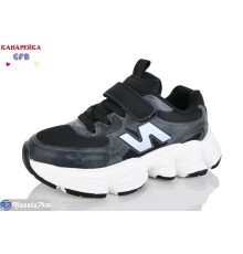 Дитячі кросівки на весну/осінь (8 пар р.27-32) чорний  "GFB-Канарейка"