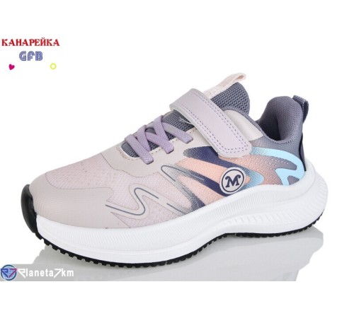 Дитячі кросівки на весну/осінь (8 пар р.32-37) фіолетовий  "GFB-Канарейка"