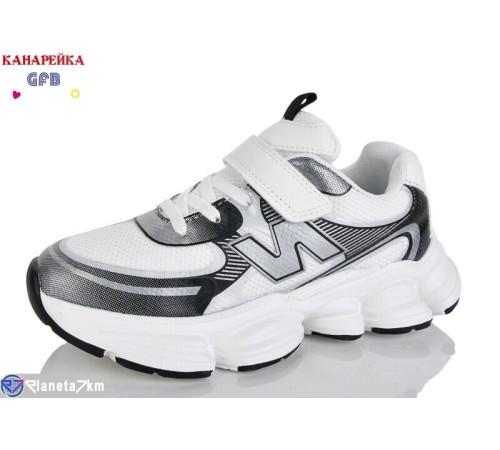 Дитячі кросівки на весну/осінь (8 пар р.32-37) білий  "GFB-Канарейка"