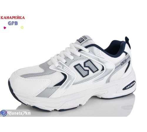 Кросівки на весну/осінь (8 пар р.36-41) білий  "GFB-Канарейка"