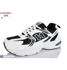 Кросівки на весну/осінь (8 пар р.36-41) чорний  "GFB-Канарейка"