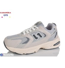 Кросівки на весну/осінь (8 пар р.36-41) сірий  "GFB-Канарейка"