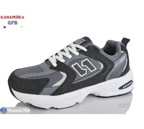 Кросівки на весну/осінь (8 пар р.36-41) сірий  "GFB-Канарейка"