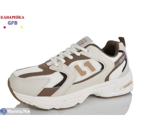 Кросівки на весну/осінь (8 пар р.36-41) бежевий  "GFB-Канарейка"