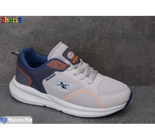 Кросівки чоловічі на весну/осінь (8 пар р.40-44) сірий  "Sharif"