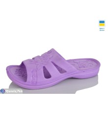 Шлепки жіночі на літо (6 пар р.36-41) фіолетовий  "Lexi"