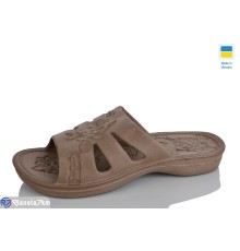 Шлепки жіночі на літо (6 пар р.36-41) коричневий  "Lexi"