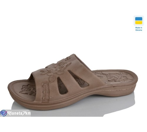 Шлепки жіночі на літо (6 пар р.36-41) коричневий  "Lexi"