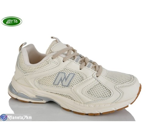 Кросівки жіночі на весну/осінь (8 пар р.36-41) бежевий  "Bayota"