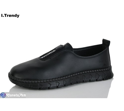 Туфлі жіночі на весну/осінь (8 пар р.36-41) чорний  "Trendy"