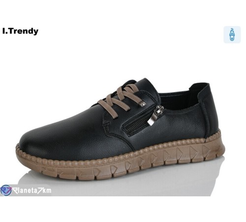 Туфлі жіночі на весну/осінь (8 пар р.36-41) чорний  "Trendy"