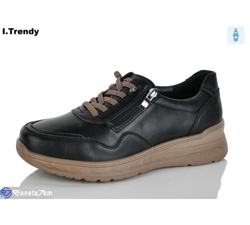 Кросівки жіночі на весну/осінь (8 пар р.36-41) чорний  "Trendy"