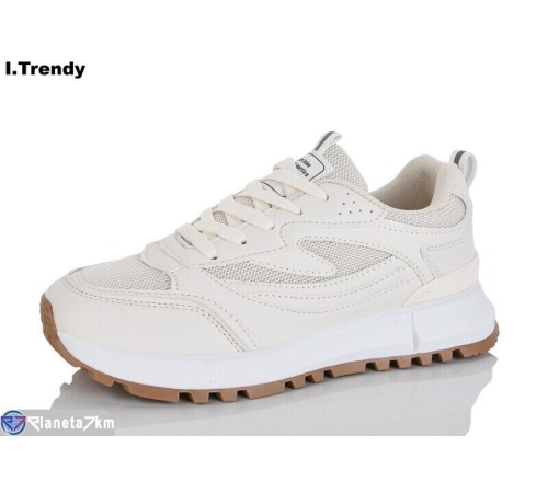 Кросівки жіночі на весну/осінь (8 пар р.36-41) бежевий  "Trendy"