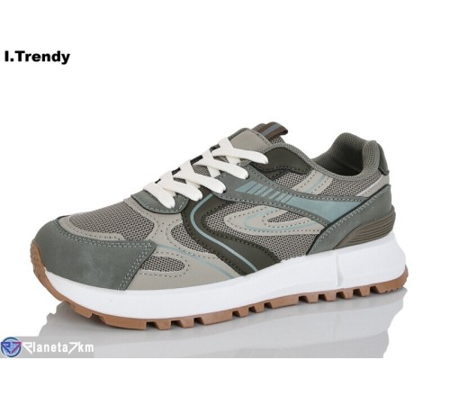 Кросівки жіночі на весну/осінь (8 пар р.36-41) зелений  "Trendy"