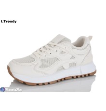 Кросівки жіночі на весну/осінь (8 пар р.36-41) бежевий  "Trendy"