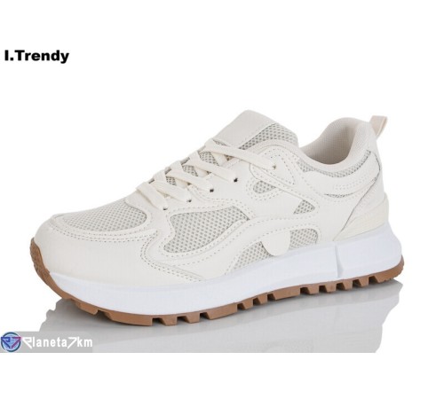 Кросівки жіночі на весну/осінь (8 пар р.36-41) бежевий  "Trendy"