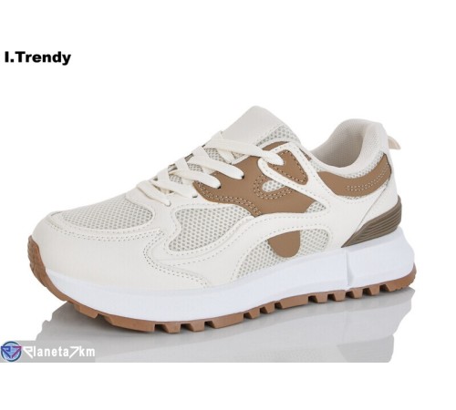 Кросівки жіночі на весну/осінь (8 пар р.36-41) бежевий  "Trendy"